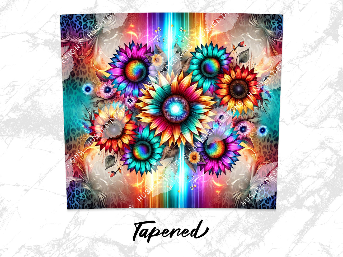 Colorful Abstract Art Print, Vibrant Floral and Peacock Design, Modern Wall Decor, Psychedelic Home Decoration, Large Poster Size