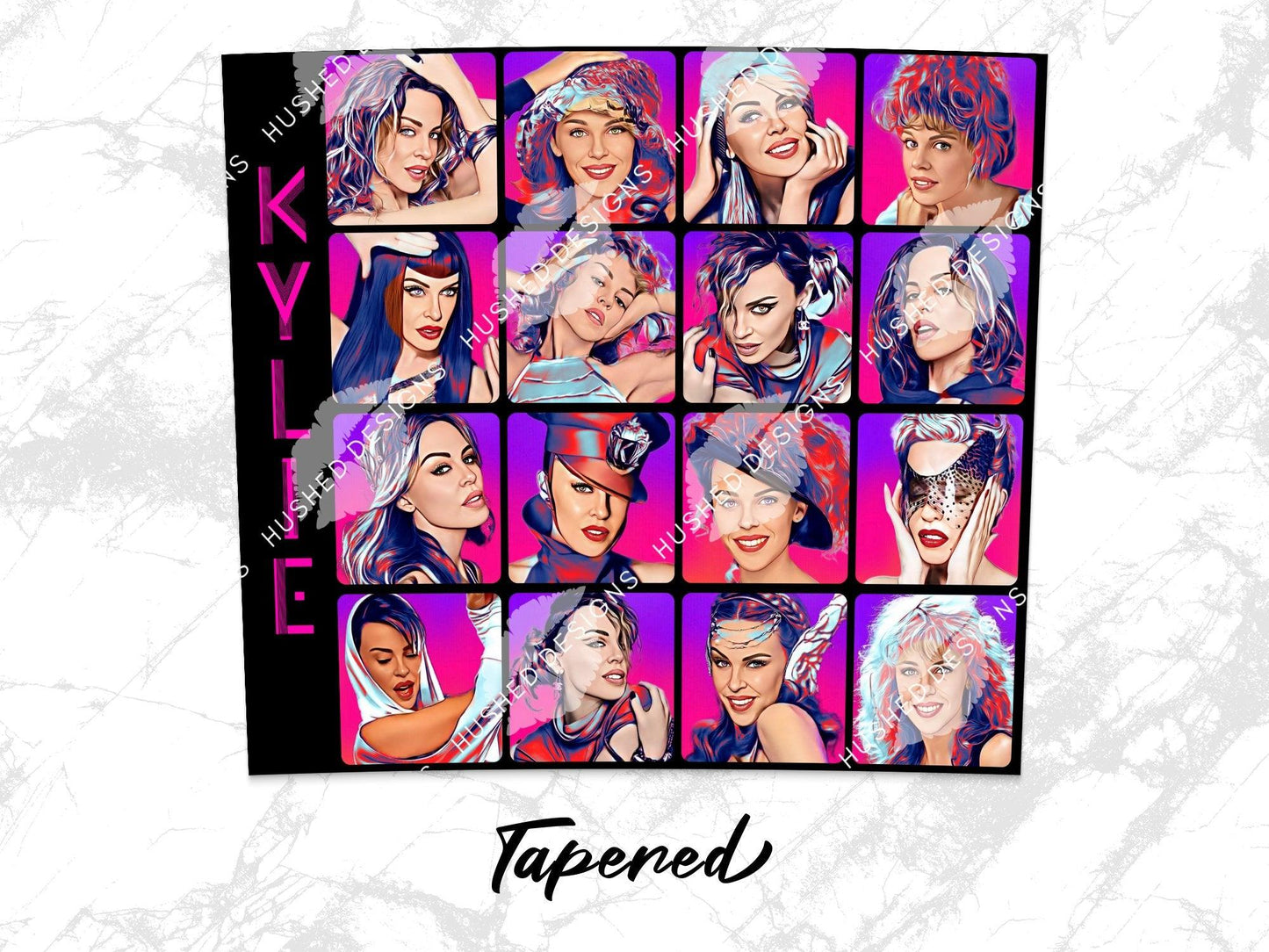Kylie Minogue Pop Art Collage - Hushed Designs