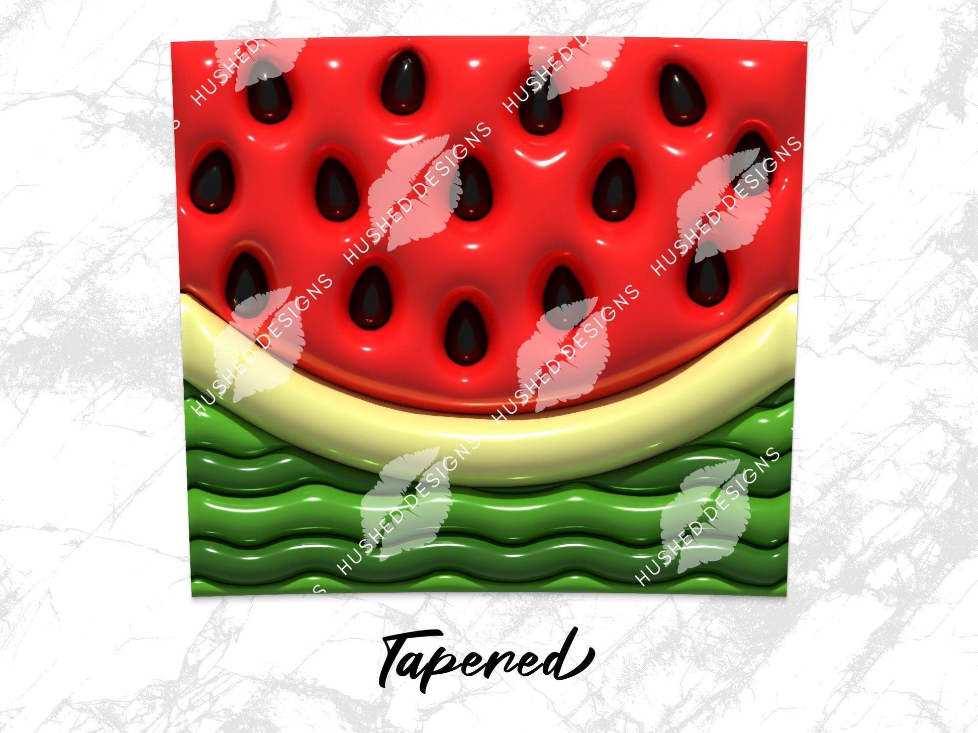 Watermelon 3D Puff - Hushed Designs