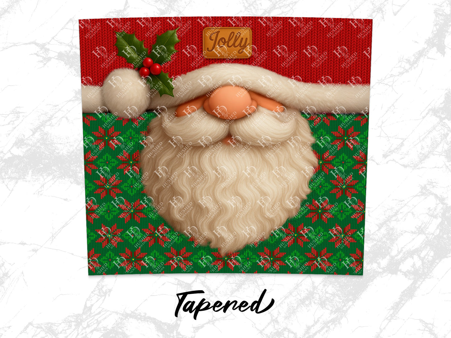 Christmas Santa Claus Face Fabric, Festive Holiday Print Material, Quilting and Craft Supplies, Red and Green