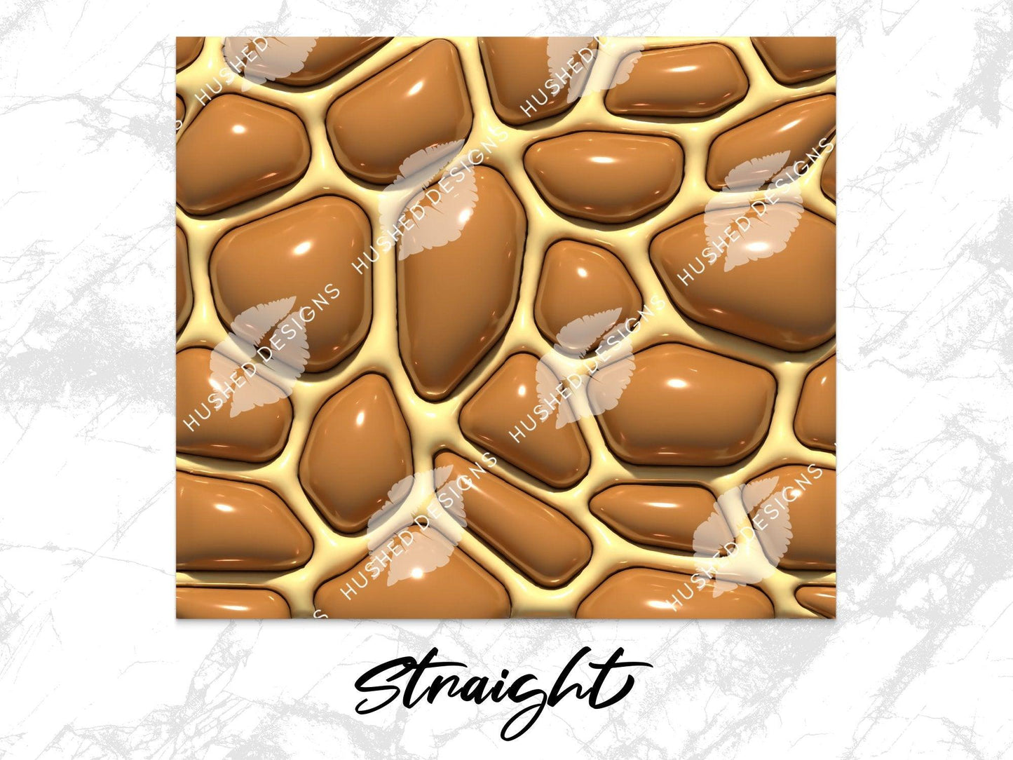 Giraffe Skin 3D Puff - Hushed Designs