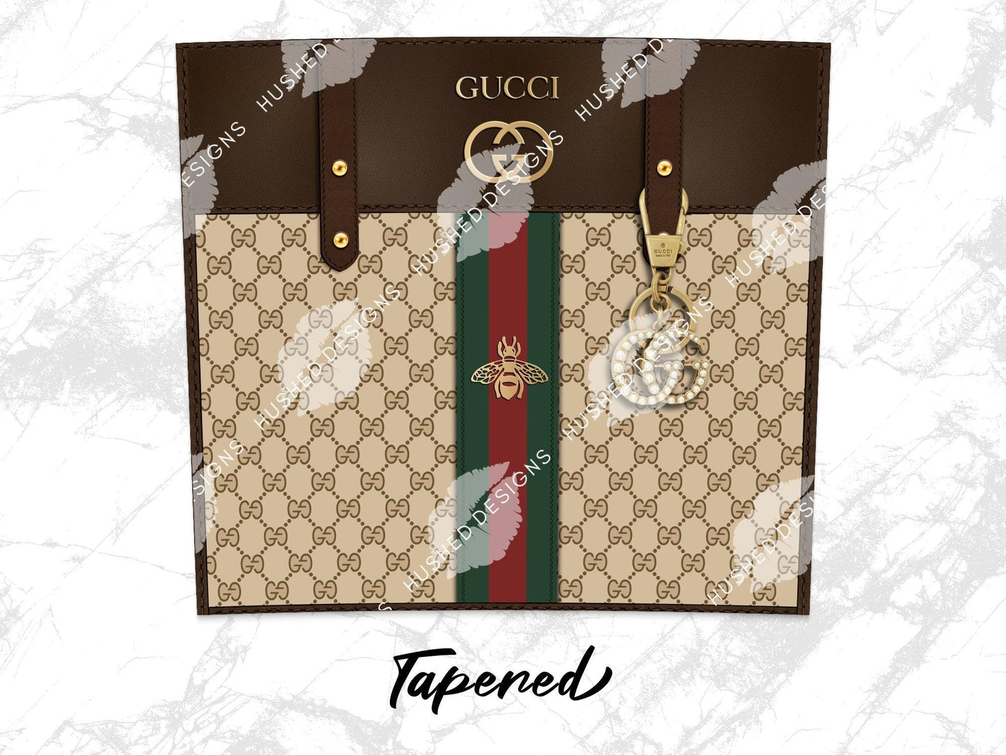 Gucci Dark Brown Monogram Plain - Hushed Designs