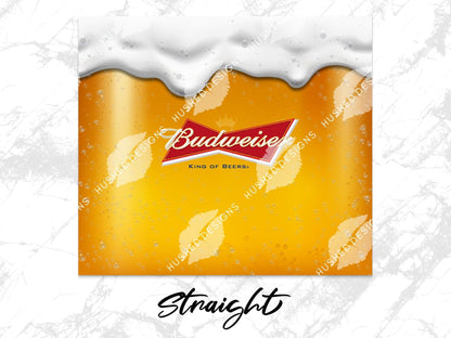 Budweiser Beer Glass - Hushed Designs