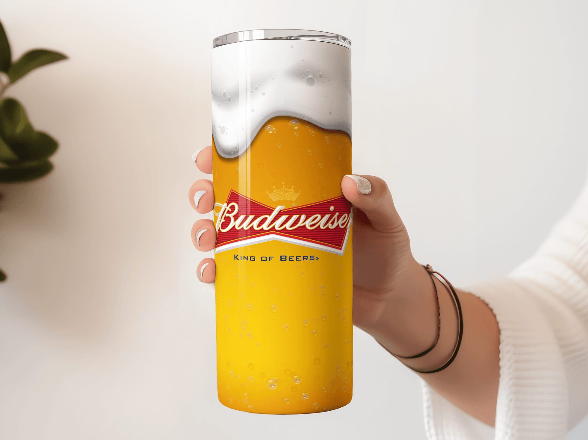 Budweiser Beer Glass - Hushed Designs