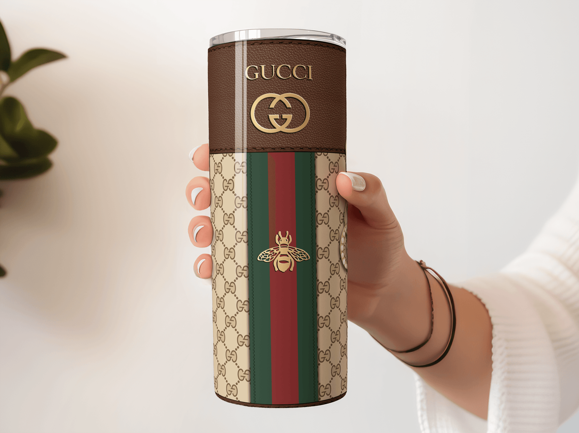 Gucci Brown Monogram Plain - Hushed Designs