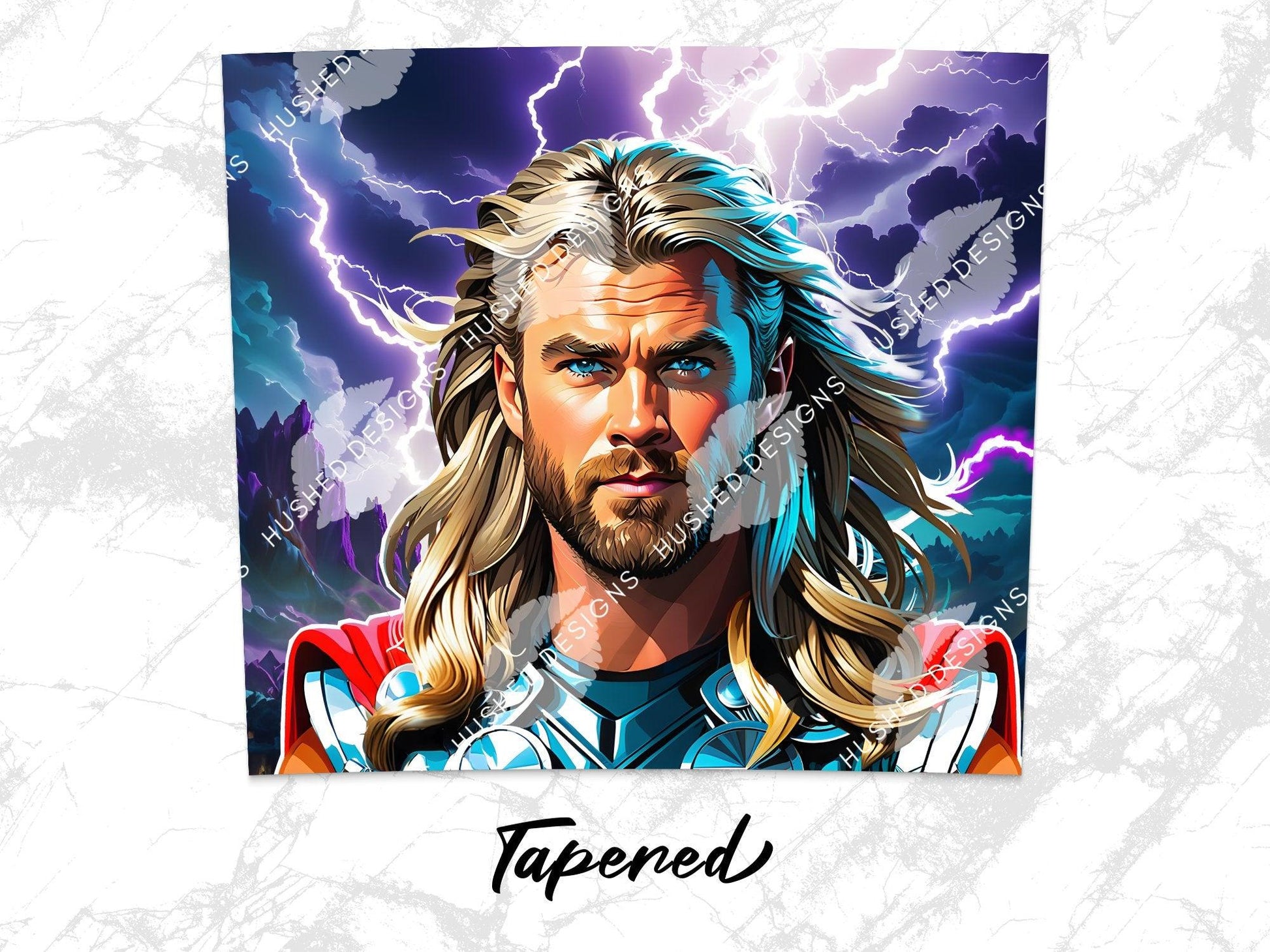 Thor God of Thunder Pop Art - Hushed Designs