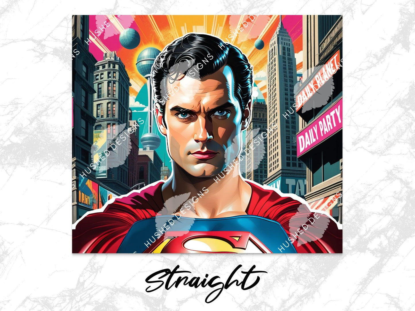 Superman Pop Art 20 - Hushed Designs