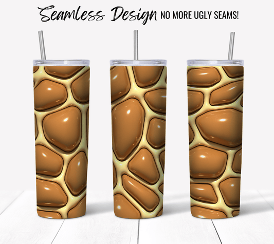 Giraffe Skin 3D Puff - Hushed Designs