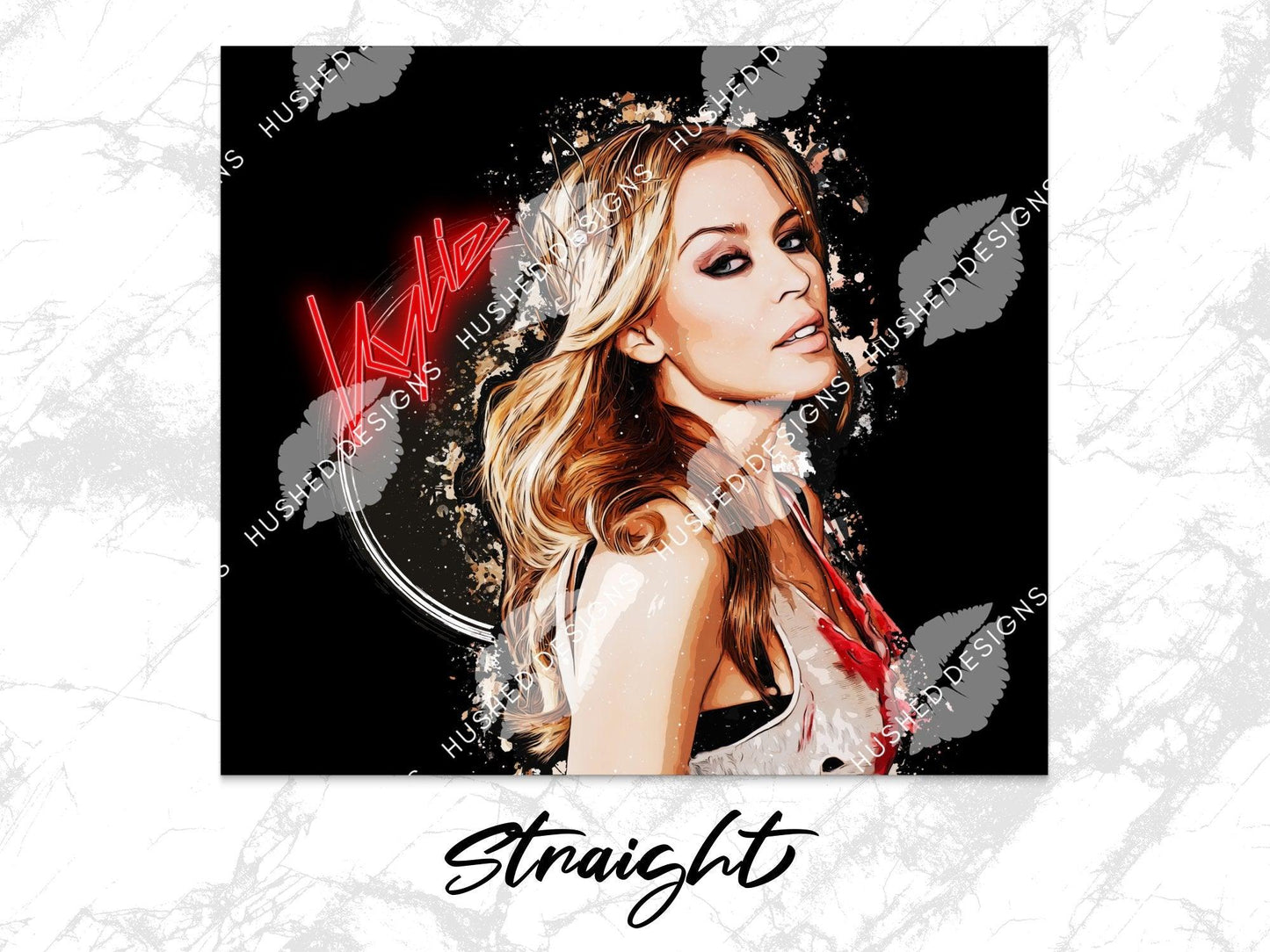 Kylie Minogue Pop Art - Hushed Designs