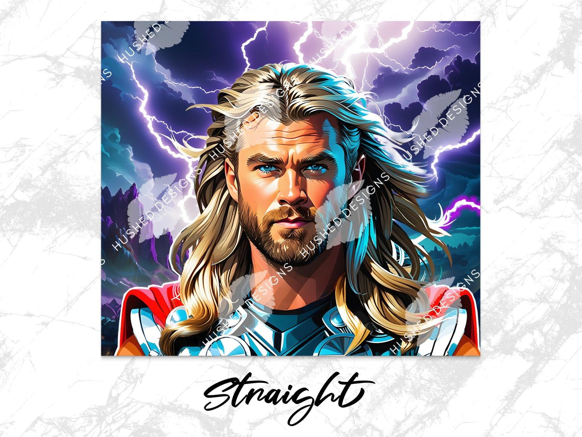 Thor God of Thunder Pop Art - Hushed Designs