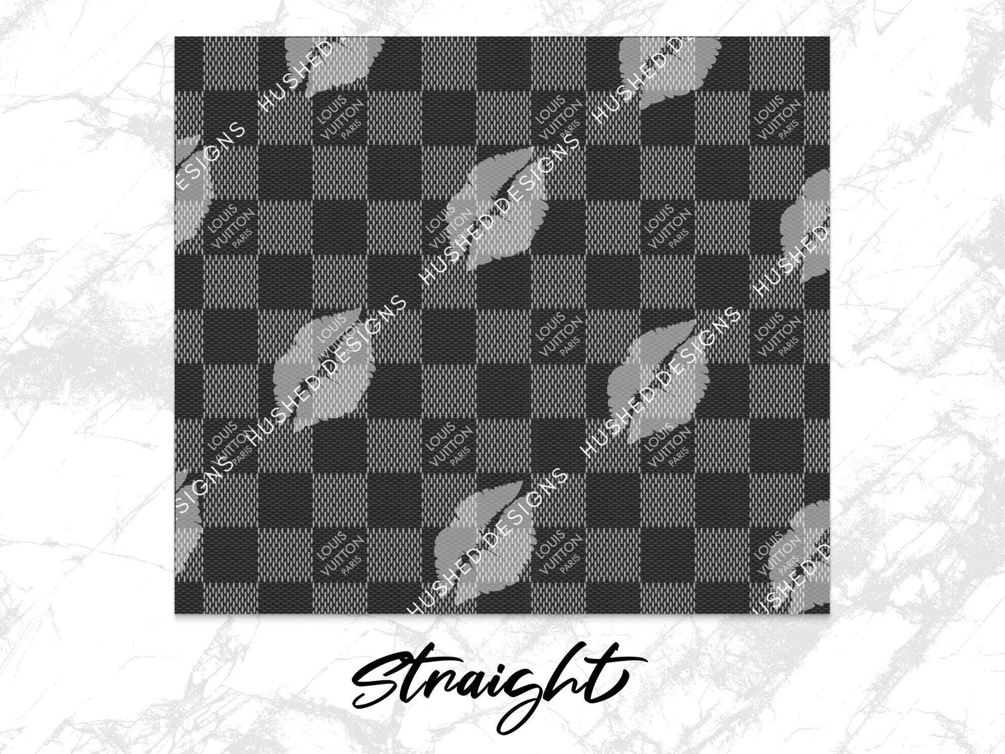 LV Grey Checkered - Hushed Designs