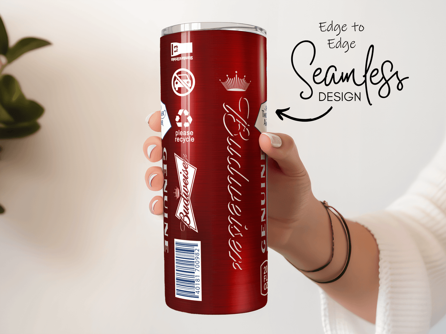 Budweiser Beer Can - Hushed Designs