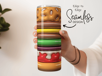 Hamburger 3D Puff - Hushed Designs