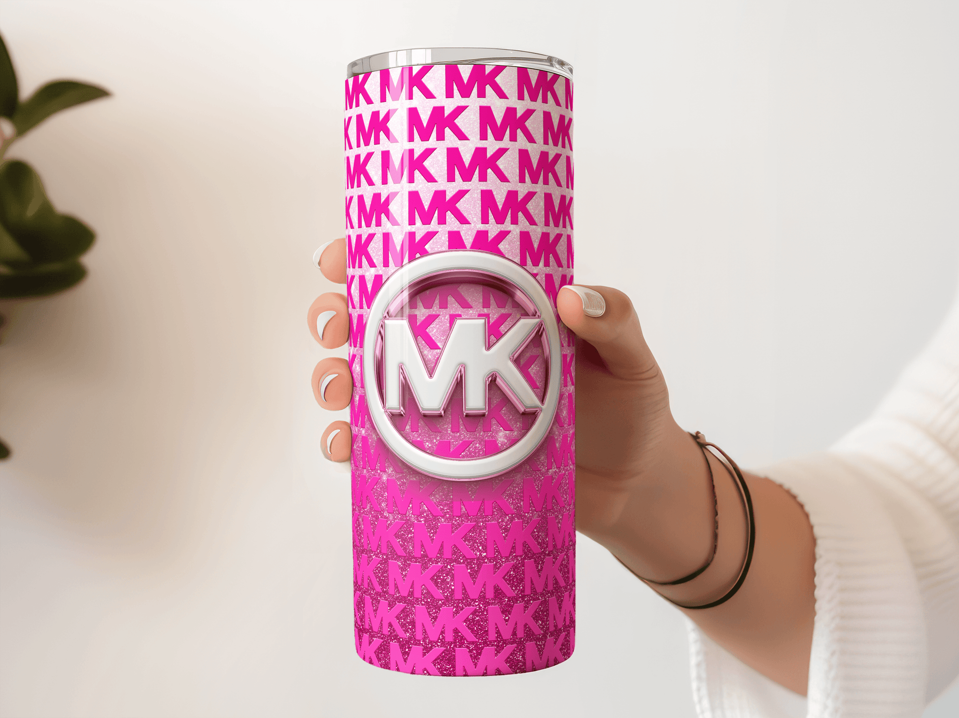 Michael Kors Pink Monogram - Hushed Designs