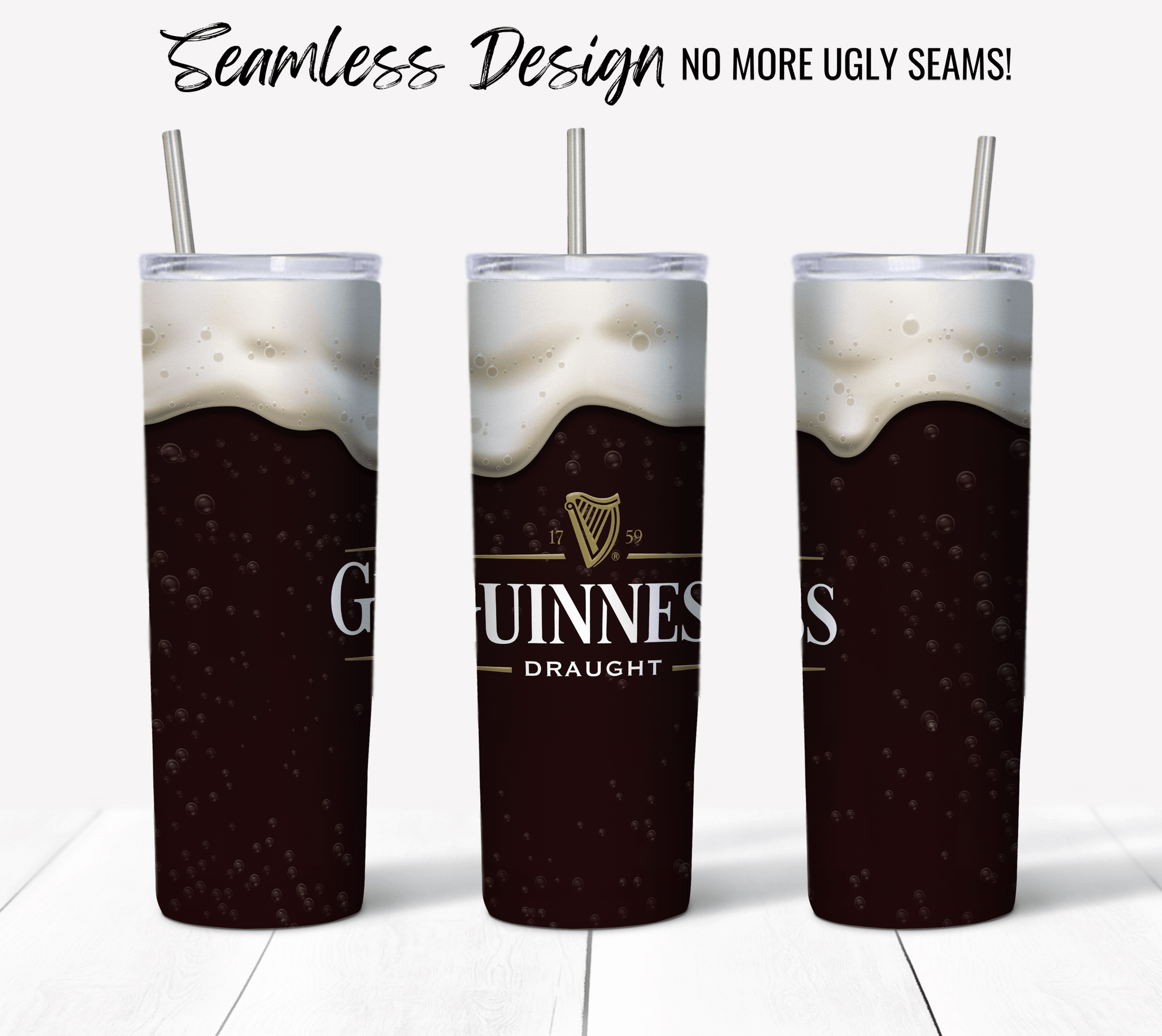 Guinness Beer Glass - Hushed Designs