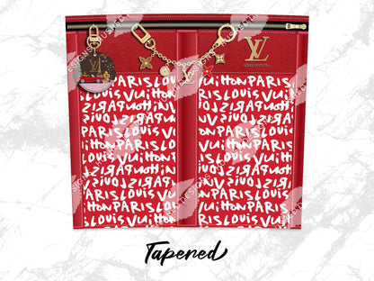 LV Red Graffiti Monogram Plain - Hushed Designs