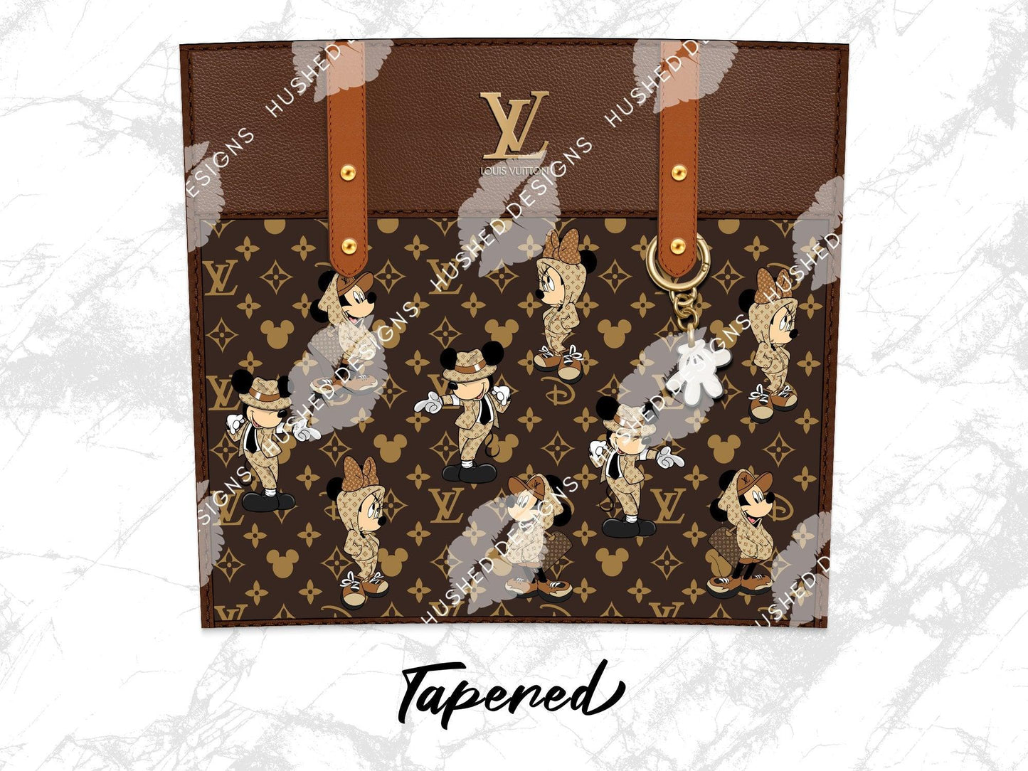 LV Brown Mickey & Minnie Plain - Hushed Designs