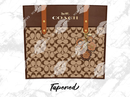 NY Coach Brown Monogram Plain - Hushed Designs