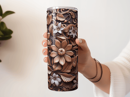 Flowers Tooled Leather - Hushed Designs