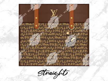 LV Brown Graffiti Monogram Plain - Hushed Designs