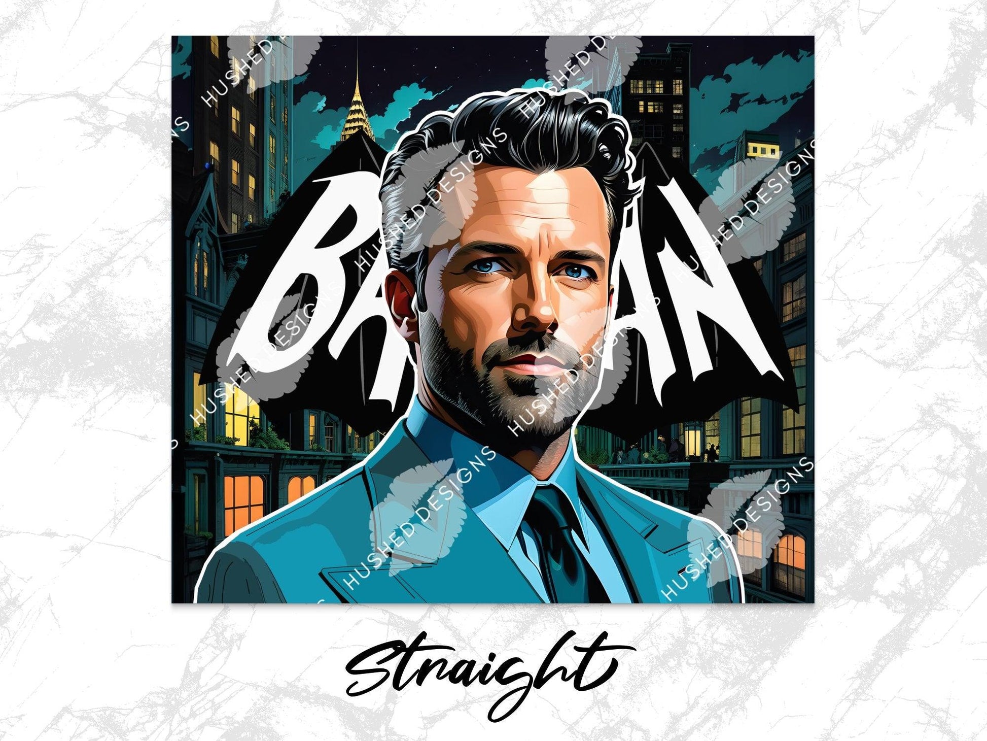 Bruce Wayne Batman Pop Art - Hushed Designs