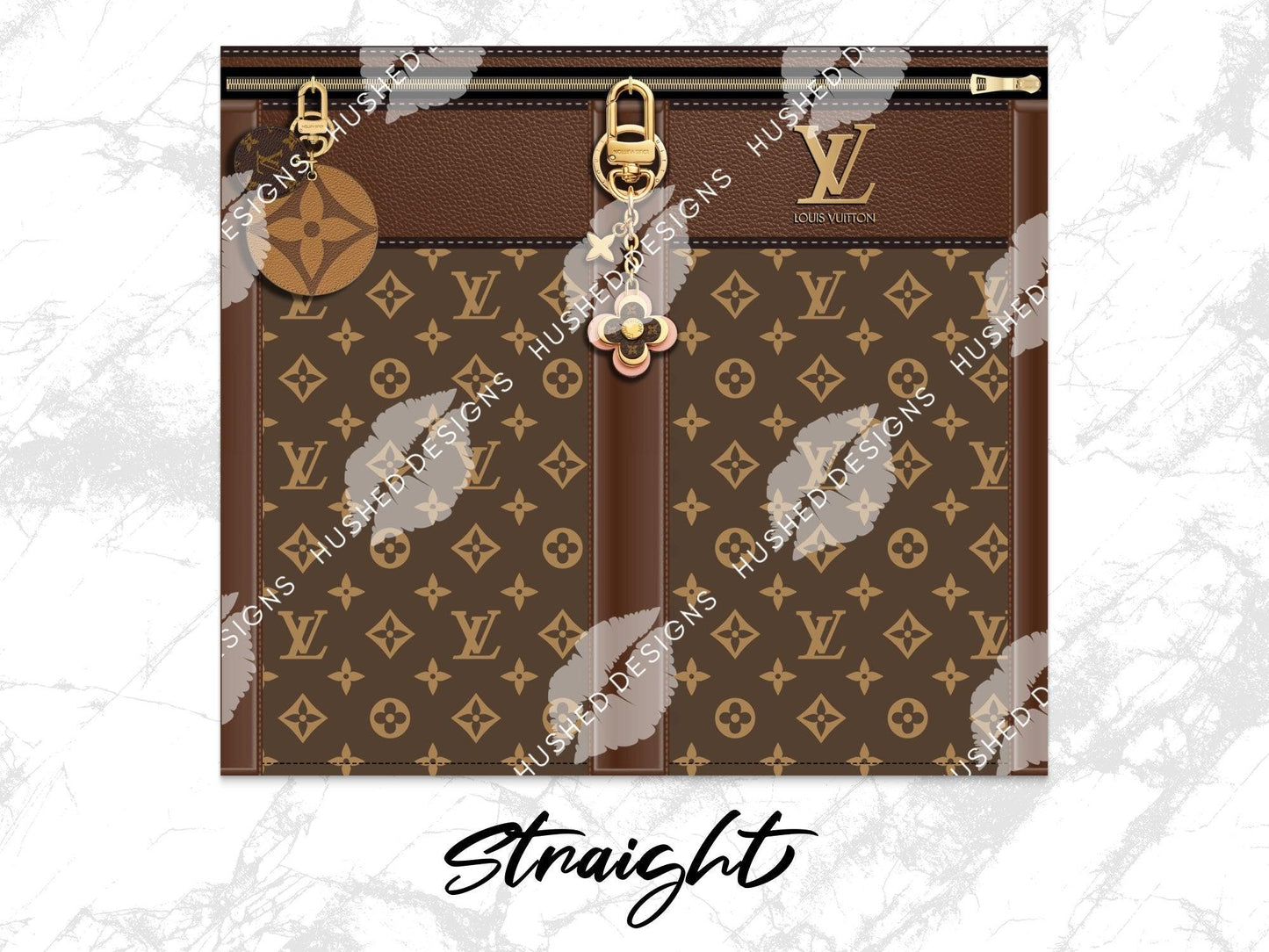 LV Brown Monogram Plain - Hushed Designs