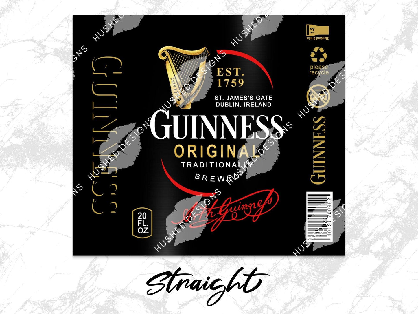 Guinness Beer Can - Hushed Designs