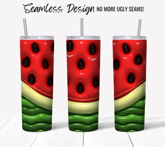 Watermelon 3D Puff - Hushed Designs