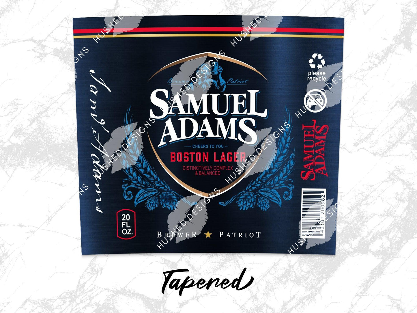 Samuel Adams Beer Can - Hushed Designs