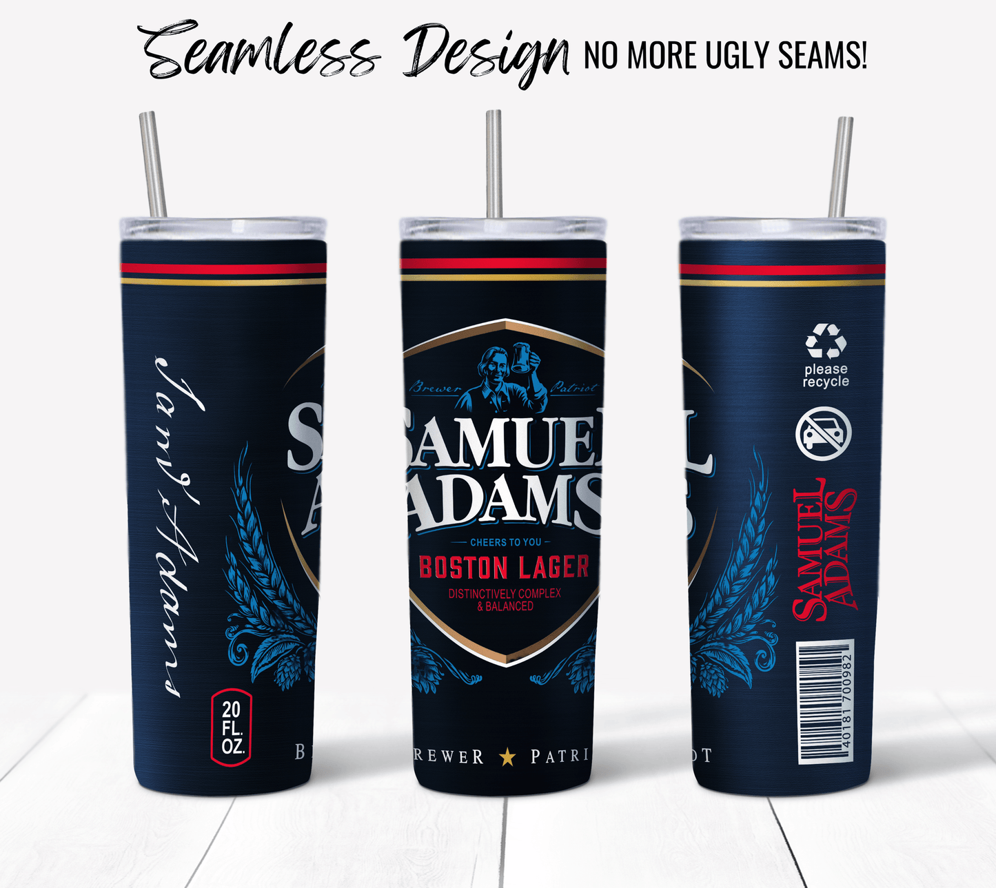 Samuel Adams Beer Can - Hushed Designs