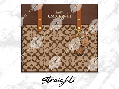 NY Coach Brown Monogram Plain - Hushed Designs