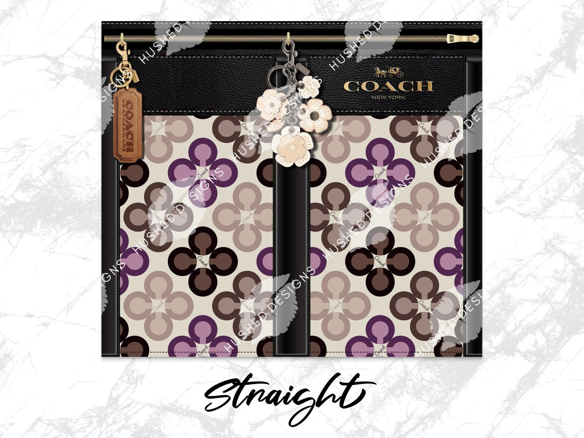 NY Coach Flower Monogram Plain - Hushed Designs