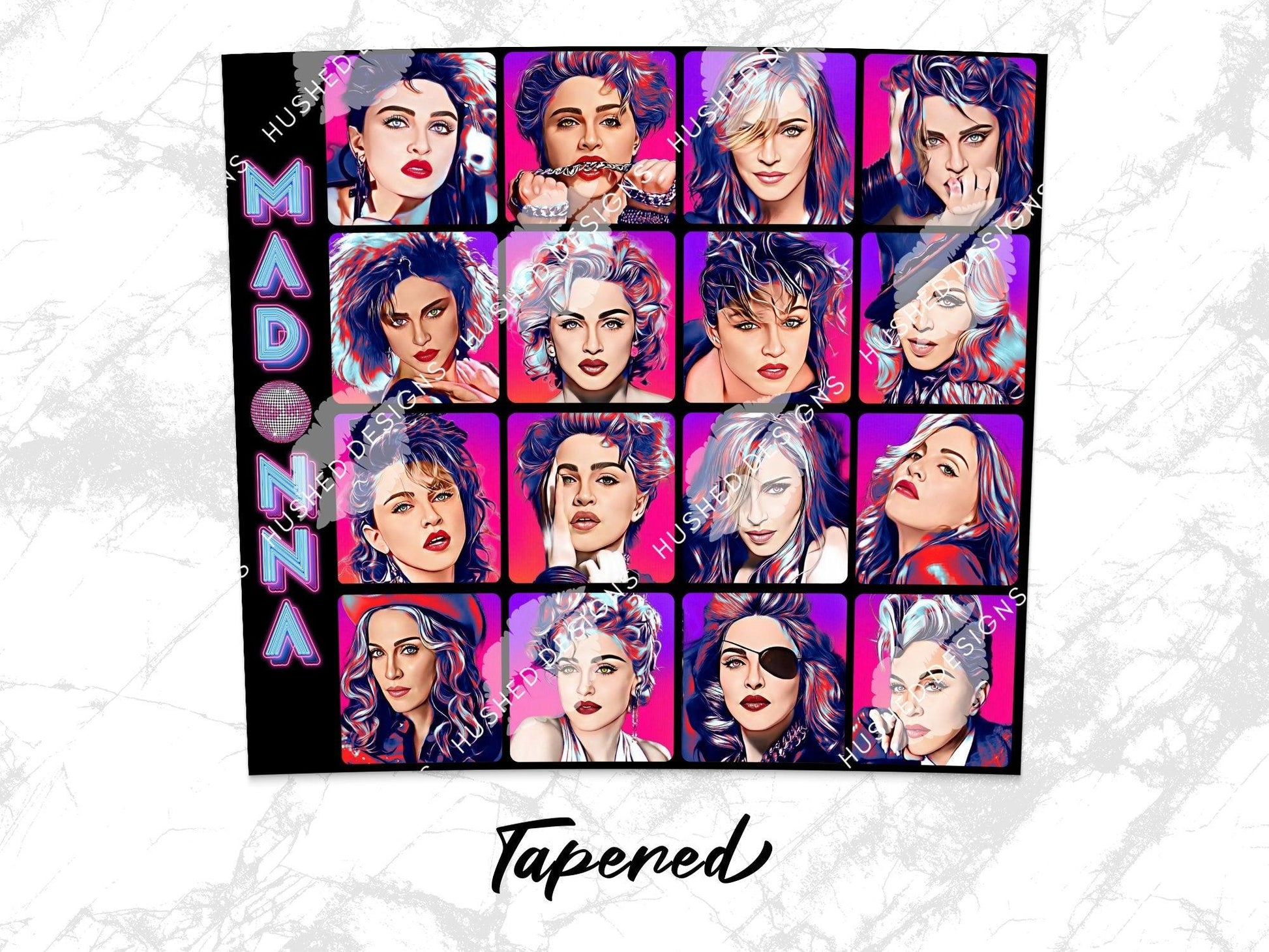 Madonna Pop Art Collage - Hushed Designs