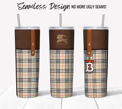 Burberry Designer Purse Tumbler Wrap Seamless Design