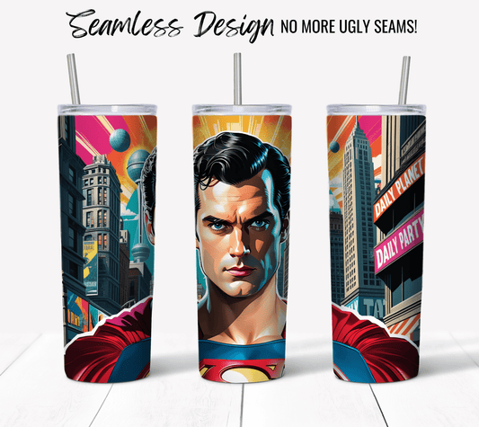 Superman Pop Art 20 - Hushed Designs