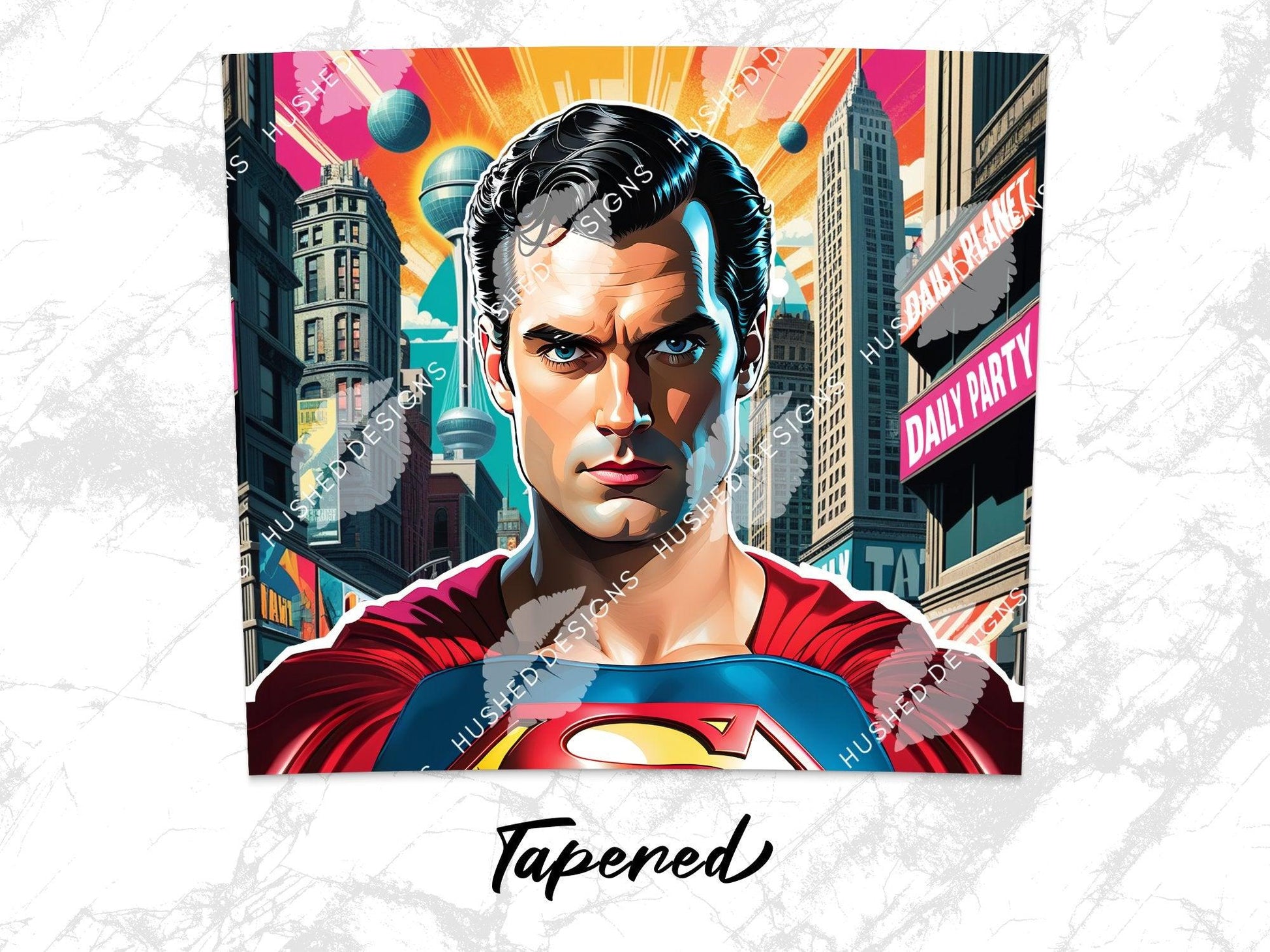 Superman Pop Art 20 - Hushed Designs