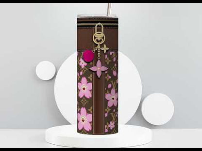 LV Brown Cherry Blossom Plain