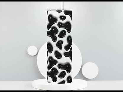 Cow Skin 3D Puff
