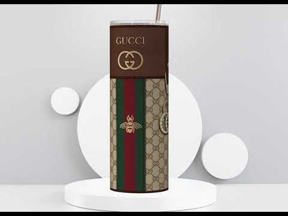 Gucci Brown Monogram Fabric Texture