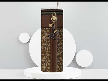 LV Brown Graffiti Monogram Plain