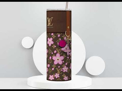 LV Brown Cherry Blossom Plain
