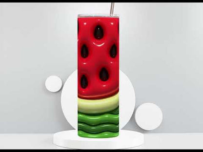 Watermelon 3D Puff