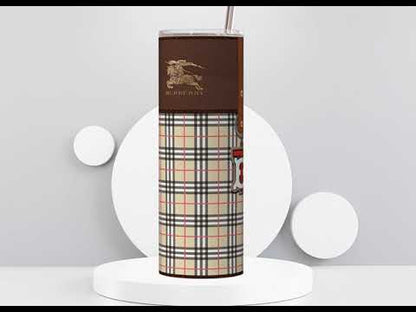 Burberry Plaid Lunch Tote and Tumbler Set