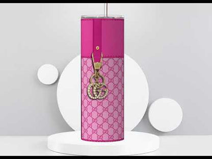 Gucci Pink Monogram with Pink Strap Plain