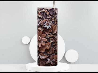 Flowers Tooled Leather