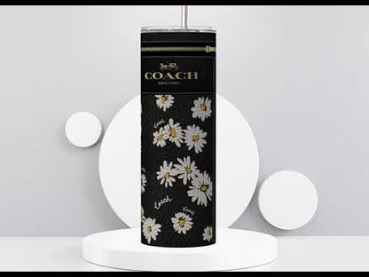 NY Coach Daisy Leather Texture