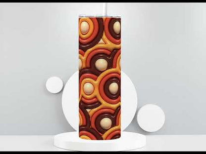 Retro Pattern 3D Puff